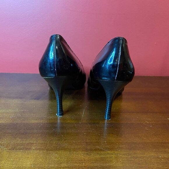 Pure Alfred Sung Women's Audrey Classic Black Pump Shoes - Size 8 - Picture 3 of 5